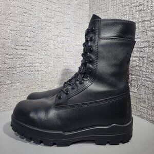 Bates E01621A Men's US Size 10W Black Leather Tactical Steel Toe Boots